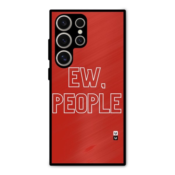 Ew People Metal Back Case for Galaxy S24 Ultra