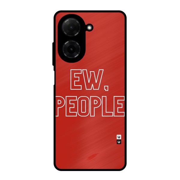 Ew People Metal Back Case for Redmi A5 4G