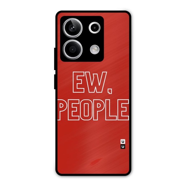 Ew People Metal Back Case for Redmi Note 13 5G
