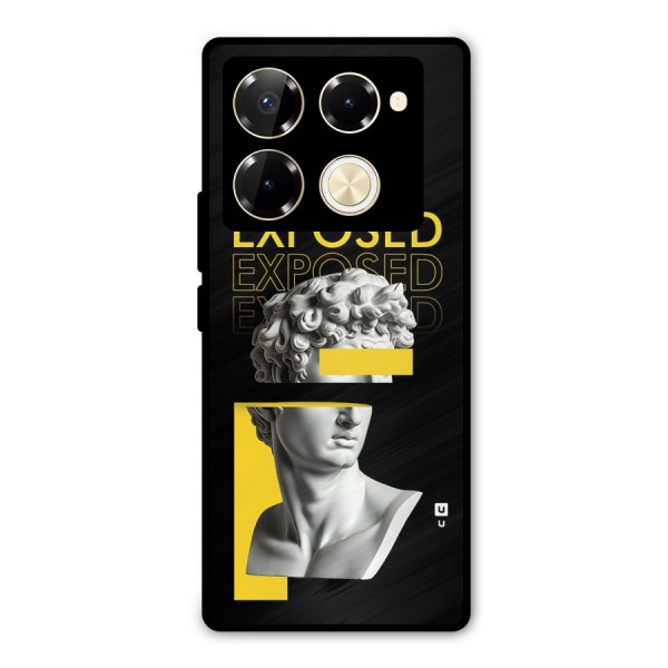 Exposed Sculpture Metal Back Case for Infinix Note 40 Pro Plus
