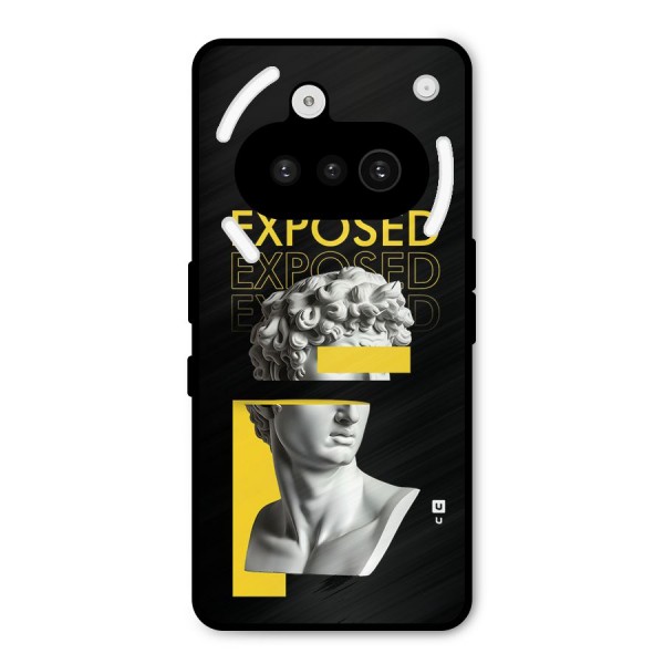 Exposed Sculpture Metal Back Case for Nothing Phone 3a