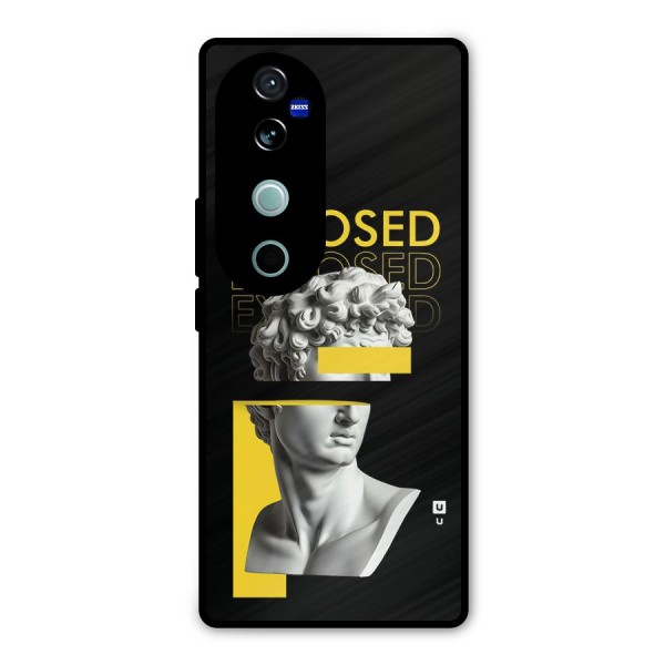 Exposed Sculpture Metal Back Case for Vivo V40 Pro