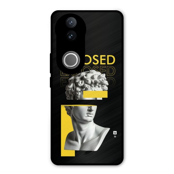 Exposed Sculpture Metal Back Case for Vivo V50e