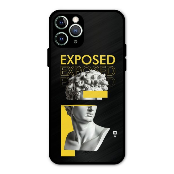 Exposed Sculpture Metal Back Case for iPhone 11 Pro Max