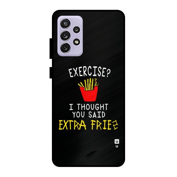 Extra Fries Metal Back Case for Galaxy A72