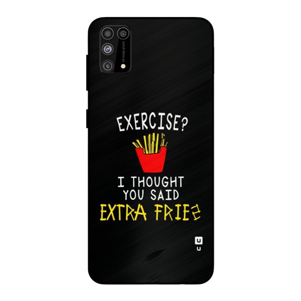 Extra Fries Metal Back Case for Galaxy F41