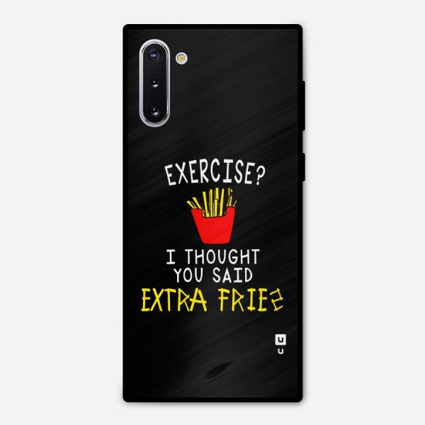 Extra Fries Metal Back Case for Galaxy Note 10