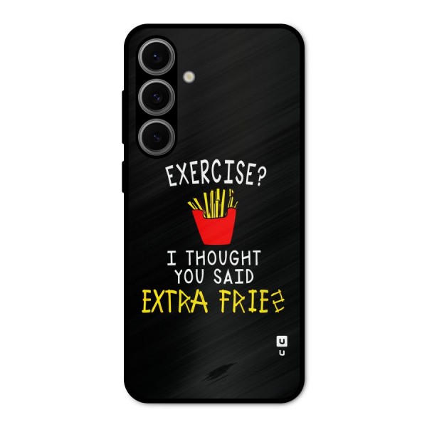 Extra Fries Metal Back Case for Galaxy S24 FE