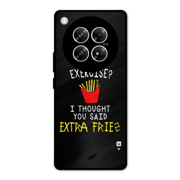 Extra Fries Metal Back Case for Infinix Zero 40 5G