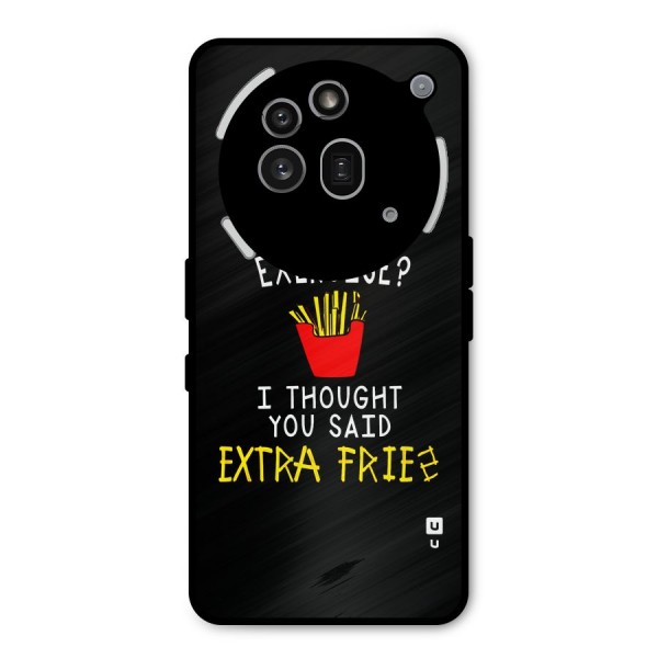 Extra Fries Metal Back Case for Nothing Phone 3a Pro