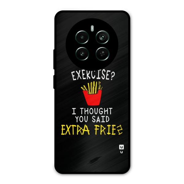 Extra Fries Metal Back Case for Realme 12 Pro Plus