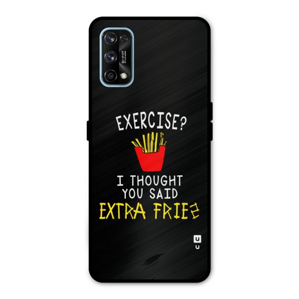 Extra Fries Metal Back Case for Realme 7 Pro