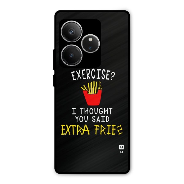 Extra Fries Metal Back Case for Realme GT 6