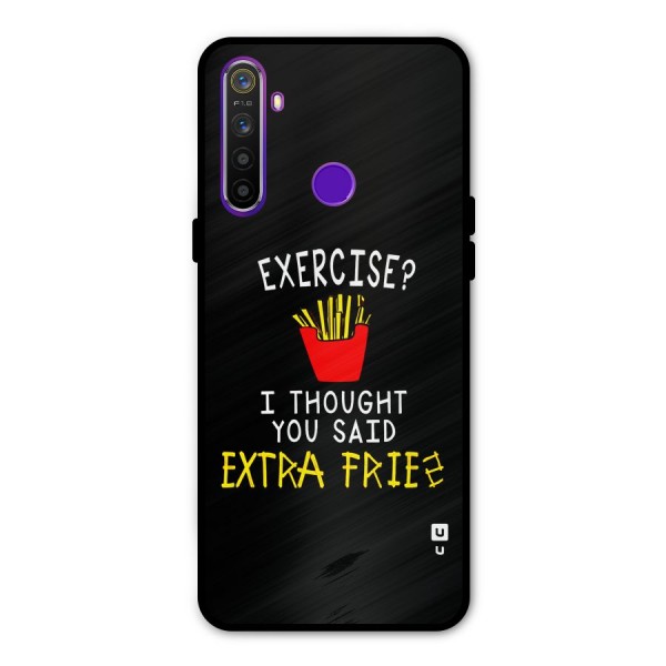 Extra Fries Metal Back Case for Realme Narzo 10