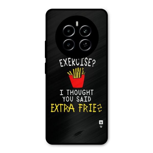 Extra Fries Metal Back Case for Realme P1