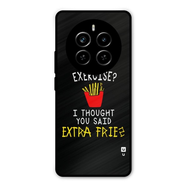 Extra Fries Metal Back Case for Realme P1 Pro