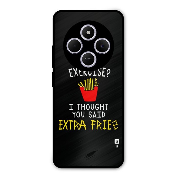 Extra Fries Metal Back Case for Redmi A4