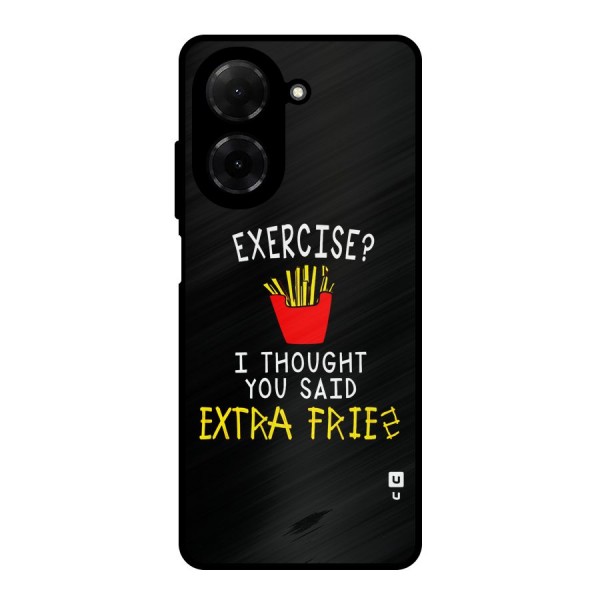 Extra Fries Metal Back Case for Redmi A5 4G