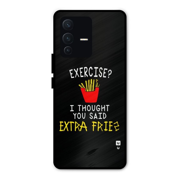 Extra Fries Metal Back Case for Vivo V23 Pro