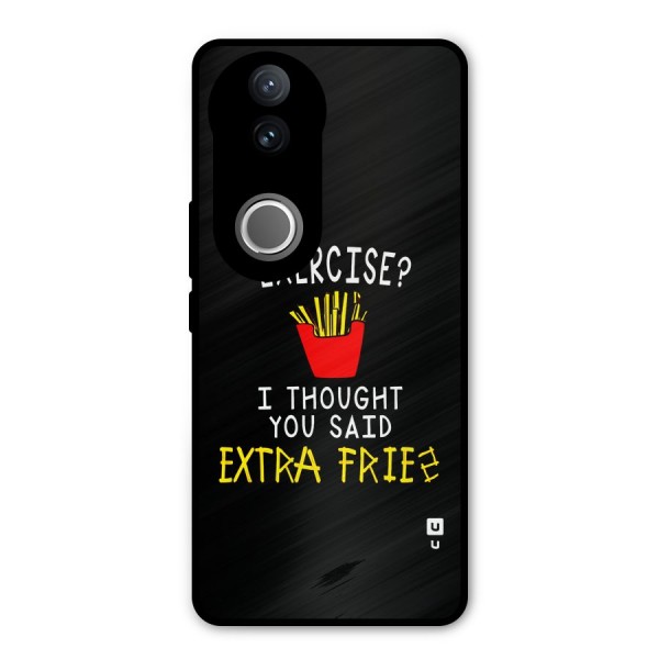 Extra Fries Metal Back Case for Vivo V50e