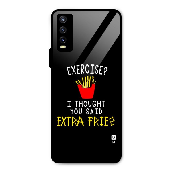 Extra Fries Metal Back Case for Vivo Y20i