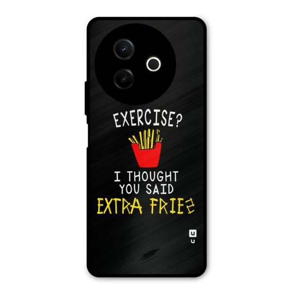 Extra Fries Metal Back Case for Vivo Y39