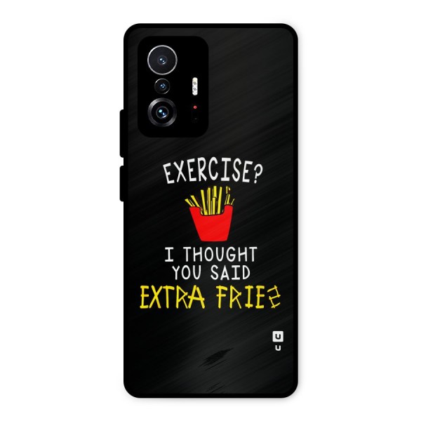 Extra Fries Metal Back Case for Xiaomi 11T Pro