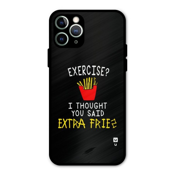 Extra Fries Metal Back Case for iPhone 11 Pro Max