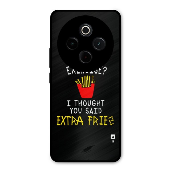 Extra Fries Metal Back Case for iQOO Z10