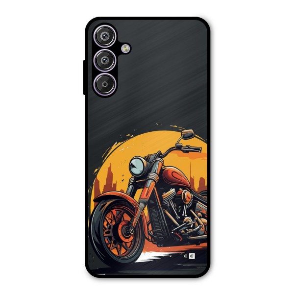 Extreme Cruiser Bike Metal Back Case for Galaxy F15