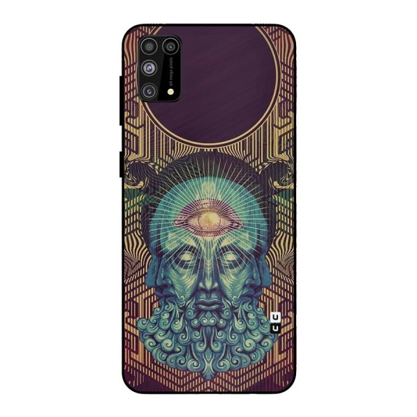 Eye Design Metal Back Case for Galaxy F41