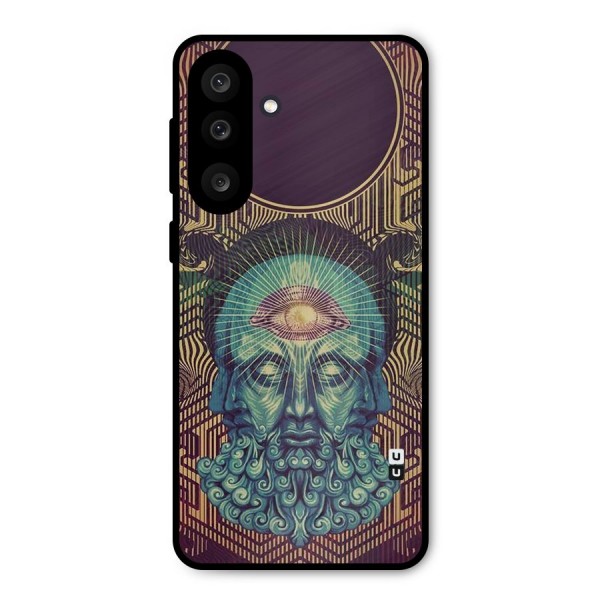 Eye Design Metal Back Case for Galaxy M56