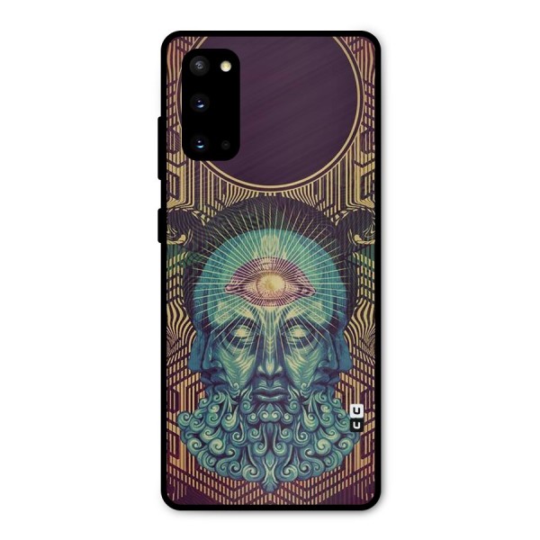 Eye Design Metal Back Case for Galaxy S20