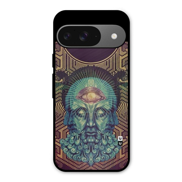 Eye Design Metal Back Case for Google Pixel 9