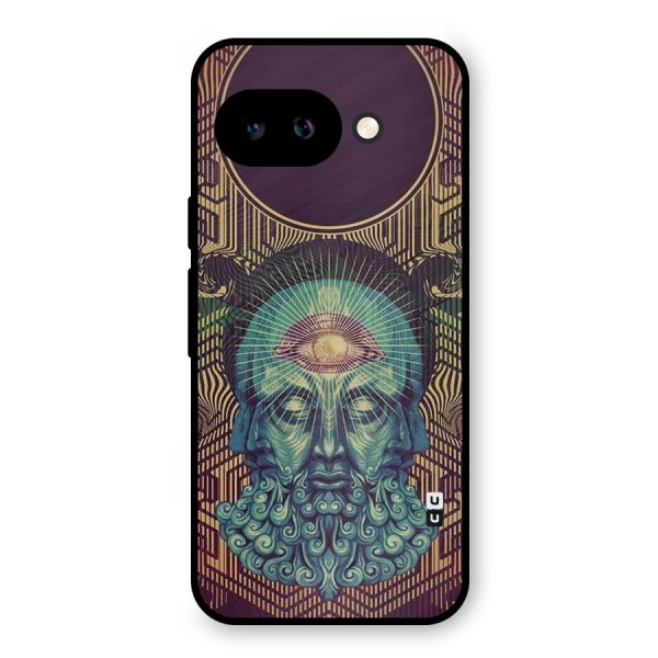 Eye Design Metal Back Case for Google Pixel 9a