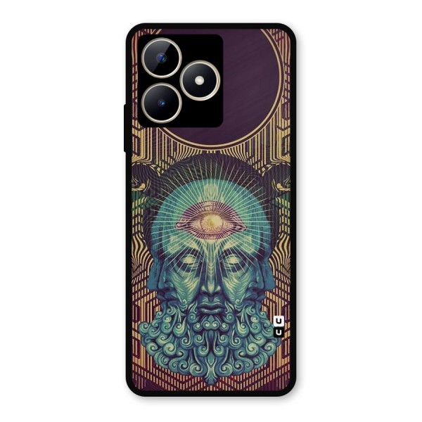 Eye Design Metal Back Case for Realme C53