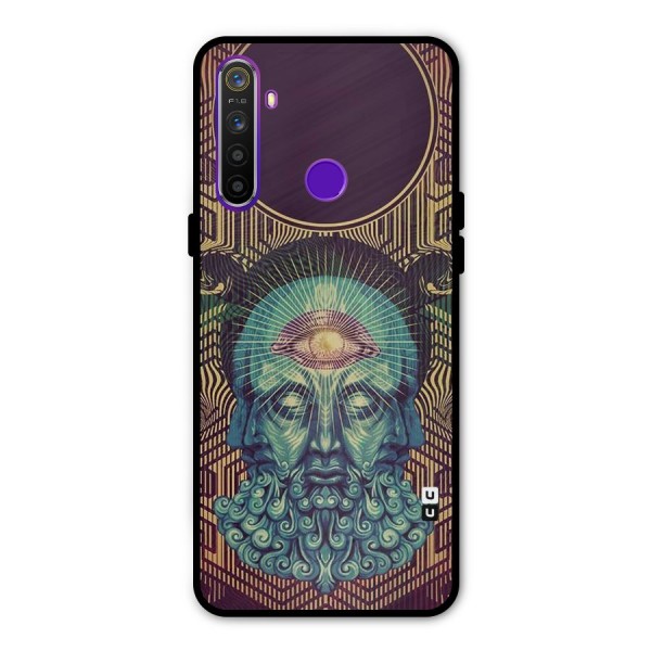 Eye Design Metal Back Case for Realme Narzo 10