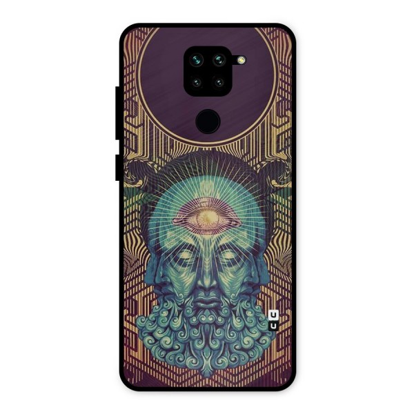Eye Design Metal Back Case for Redmi Note 9