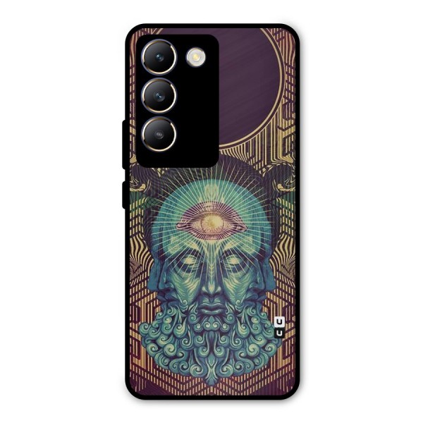 Eye Design Metal Back Case for Vivo Y200e