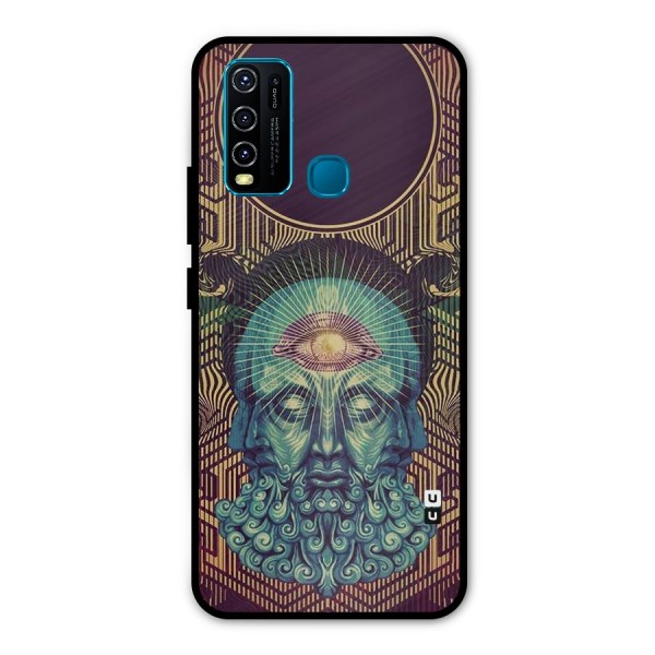 Eye Design Metal Back Case for Vivo Y50