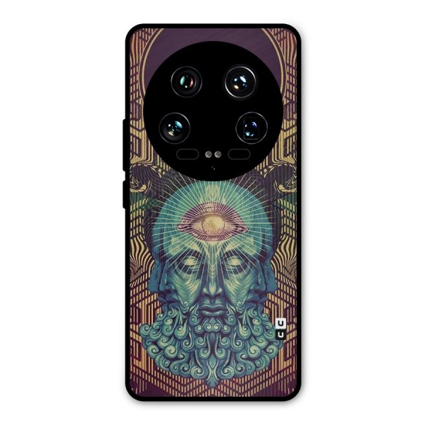 Eye Design Metal Back Case for Xiaomi 14 Ultra