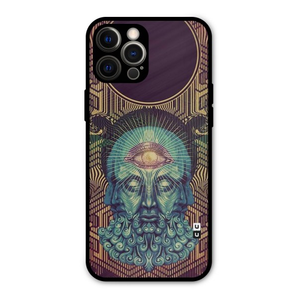 Eye Design Metal Back Case for iPhone 12 Pro Max