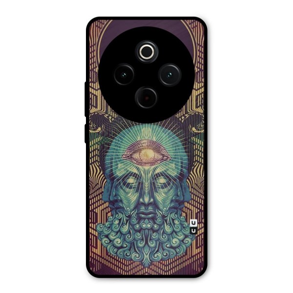 Eye Design Metal Back Case for iQOO Z10