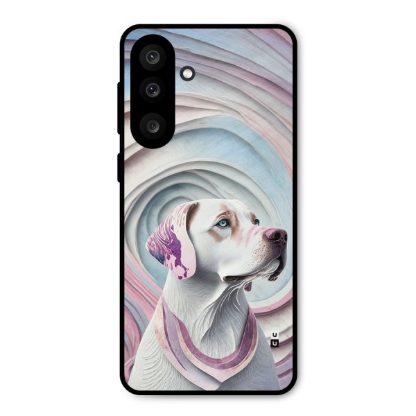 Eye Dog illustration Metal Back Case for Galaxy M56