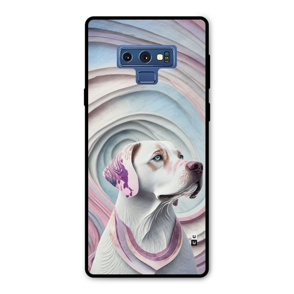 Eye Dog illustration Metal Back Case for Galaxy Note 9