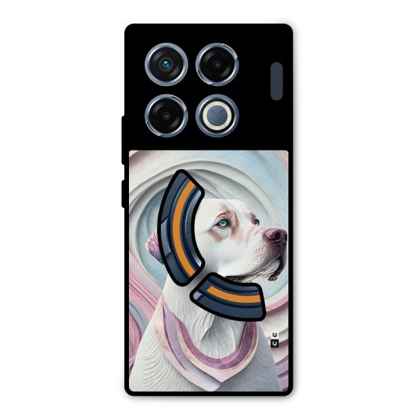 Eye Dog illustration Metal Back Case for Infinix GT 20 Pro