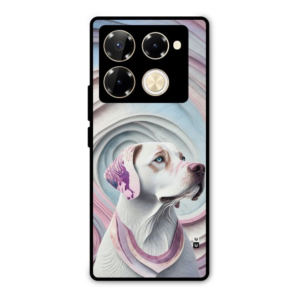 Eye Dog illustration Metal Back Case for Infinix Note 40 Pro Plus