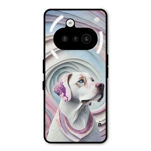 Eye Dog illustration Metal Back Case for Nothing Phone 3a