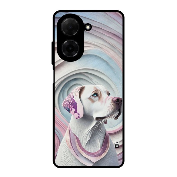 Eye Dog illustration Metal Back Case for Poco C71
