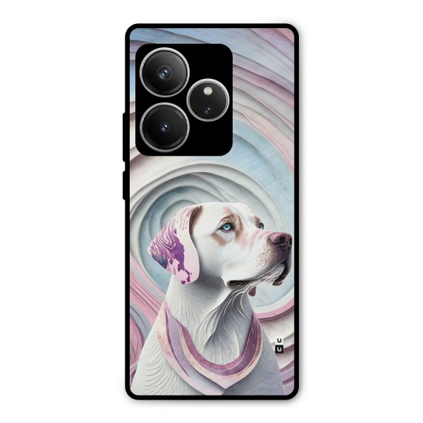 Eye Dog illustration Metal Back Case for Realme GT 6